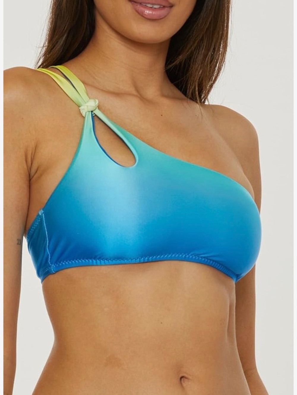 NWT- Trina Turk Women's West Palm Bralette Bikini Top, Adjustable, Tie Back Swim